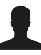 Man avatar profile. Male face silhouette or icon isolated on white background. Vector illustration.